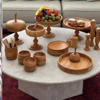 چوبی ظروف و پذیرایی|ظروف سرو و پذیرایی|ملک‌آباد, |دیوار