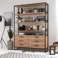 کد۱۱۲۲۳۳۹۹ کتابخانه شلف قفسه ویترین استند