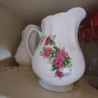 دو عدد پارچه گل سرخ قدیمی