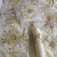 رو تختی عروس ساتن حریر|سرویس روتختی|قم, قلعه کامکار|دیوار