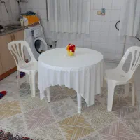 میز گرد نهارخوری پلاستیکی برند ناصر