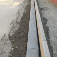 اجرای جدول و سنگ فرش