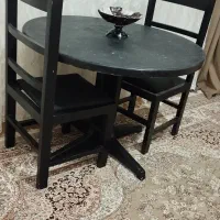 میز و صندلی چوبی سالم