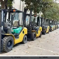 لیفتراک کوماتسو ۳تن دیزل دکل بلند ۳کشو کانتینرو