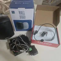 پکیج کامل سیستم صوتی حرفه‌ای-میکروفون هدست بی‌سیم