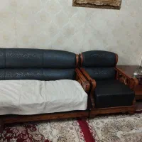 مبل راحتی سالم سالم هفت نفره با میز وسط ویک عسلی|مبلمان خانگی و میز عسلی|تهران, شهرک رضویه|دیوار