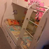 تختخواب دوطبقه فروش فوری|تخت و سرویس خواب|گلبهار, شهر جدید گلبهار|دیوار