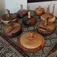 شکلات خوری چوبی گردو|ظروف سرو و پذیرایی|تهران, کوهک|دیوار