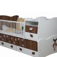 تخت خواب دومنظوره کودک و نوجوان اپادانا طرح گوزن