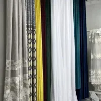 پرده پنل آماده رنگی