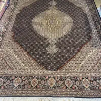 فرش ۱۲ متری ماهی تبریز زمینه سورمه ای