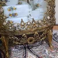 گنجه ساعت آینه کنسول برنج|بوفه، ویترین، کنسول|مشهد, کوی سیدی|دیوار