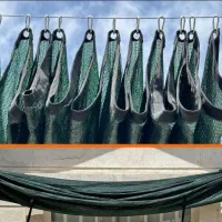 توری سایبان تاشو وثابت شید گلخانه ای