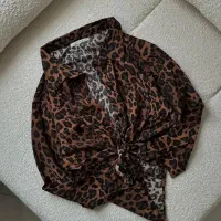 شومیز پلنگی در دو رنگ