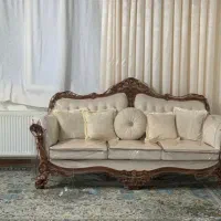 مبل استیل همراه با میز و عسلی|مبلمان خانگی و میز عسلی|خمین, |دیوار