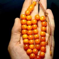 تسبیح کهربا 33تایی