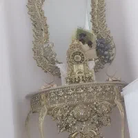 آینه و شمعدان آلومینیوم