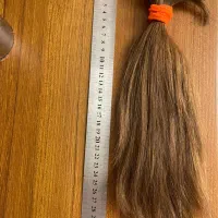 موی طبیعی کاملا صاف رنگ طبیعی