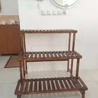 پایه ی گل چوبی