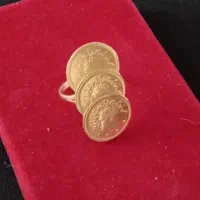 انگشتر طلای ۳ربع پهلوی
