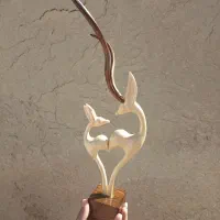 غزال چوبی|صنایع دستی و سایر لوازم تزئینی|رشت, بازار|دیوار