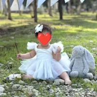 لباس عروس بچگانه، پیراهن مجلسی، دندونی دخترونه
