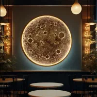 تابلو ماه|تابلو، نقاشی، عکس|کرمان, |دیوار