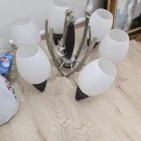 ۲ عدد لوستر ۶ شاخه|لوستر و چراغ آویز|گرگان, |دیوار