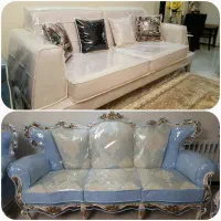 کاورمبل ژلاتینی پیراهن مبل ژله ای روکش مبل طلقی