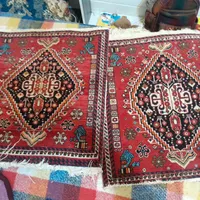 یک جفت قالیچه کوچک قدیمی|فرش|شیراز, شهرک بهشتی|دیوار