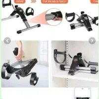 دوچرخه ثابت مکانیکی کم جا دارای نمایشگر درجه سختی