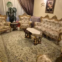 فروش مبلمان ۹ نفره  چوب راش در حد نو بسیار تمیز|مبلمان خانگی و میز عسلی|تهران, سنگلج (شاپور)|دیوار