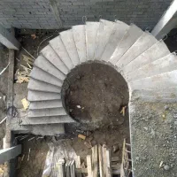 پله گرد .پله پیچ .پله مارپیچ|خدمات پیشه و مهارت|رشت, استقامت ۱|دیوار