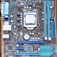 مادربرد ایسوس ASUS H61M-C بک پنل و پردازنده G2020|قطعات و لوازم جانبی رایانه|اسلام‌شهر, شهرک انبیا|دیوار