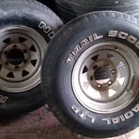 فروش 4عدد رینگ فولادی آمریکایی پاترول وگیربوکس 6سی