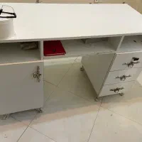 فروش میز ناخن استند لاک کمد قهوه ای و استند کوچک