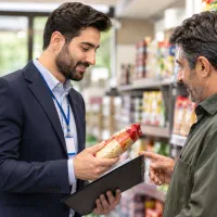 بازاریاب (ویزیتور) محصولات غذایی
