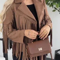 کت کابوی رنگ عسلی