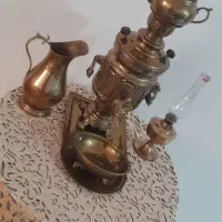 سماور ذغالی و میز خاطره