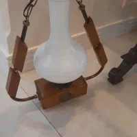 لوستر تک شعله چوبی