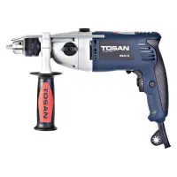 دریل چکشی گیربکسی توسن مدل0034D+گارانتی+چک صیادی