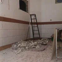 نماکار .تخریب خانه.دیوار.پنجره