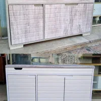 جاکفشی مدل نشیمنی|جاکفشی، کمد، دراور|رشت, دباغیان|دیوار