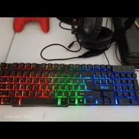 کیبورد گیمینگ RGB گلد اسکار|قطعات و لوازم جانبی رایانه|بندر گناوه, |دیوار