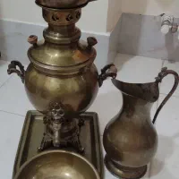 سماور زغالی برنجی
