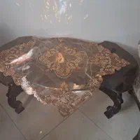 مبل ۹ نفره چوب گردو به همراه میز و دوعسلی|مبلمان خانگی و میز عسلی|ساری, |دیوار