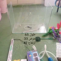 آکواریوم با کلیه تجهیزات در حد نو