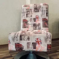 مبل تک نفره گردون پایه استیل