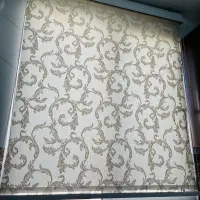 پرده ی دو مکانیزه رنگ نسکافه ای ۲عدد