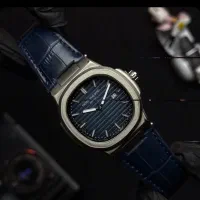 پتک فلیپ ناتیلوس بند چرم همراه با باکس|ساعت|تبریز, |دیوار